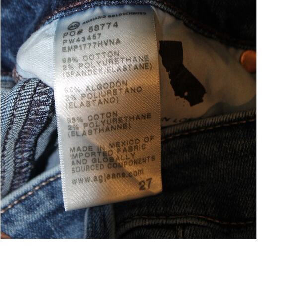 AG Adriano Goldschmied Farrah Ankle Jeans Women’s 27 High Rise Skinny Dark Wash - Picture 6 of 6